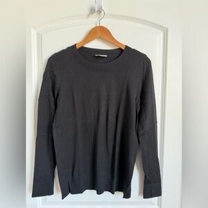 LOFT Outlet Black Crewneck Sweater